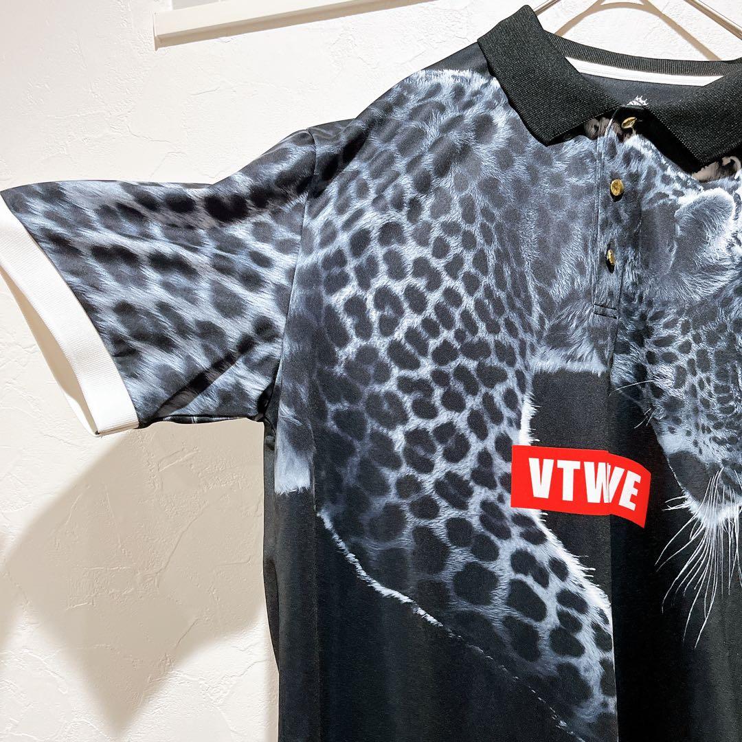 【極美品】ヴィトゥエルヴ ゴルフウェア 半袖 ポロシャツ レオパード XLサイズ