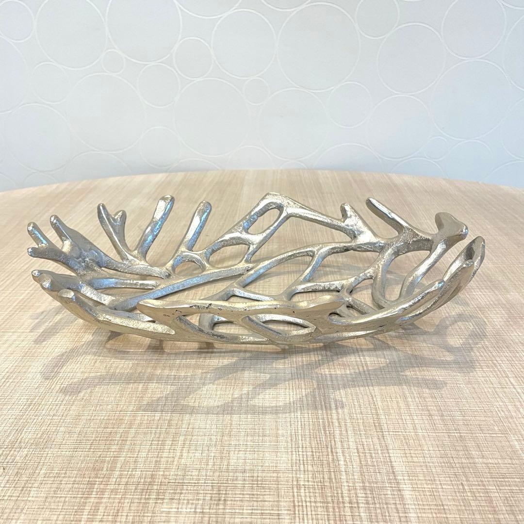 【美品】ACTUS アクタス メタルボウルセット アルミ製 オブジェ 置物