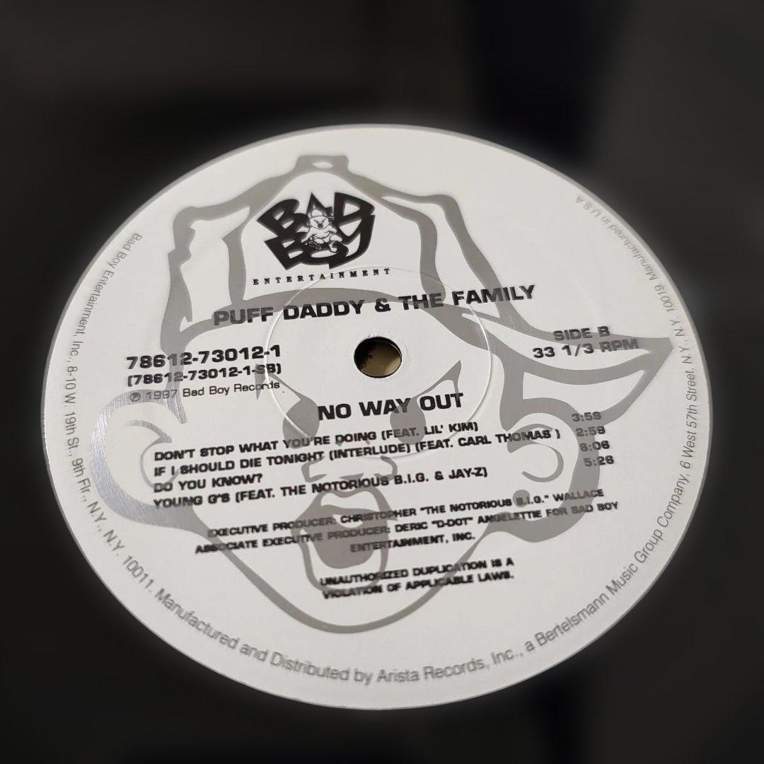 Puff Daddy & The Family No Way Out 2枚組LP