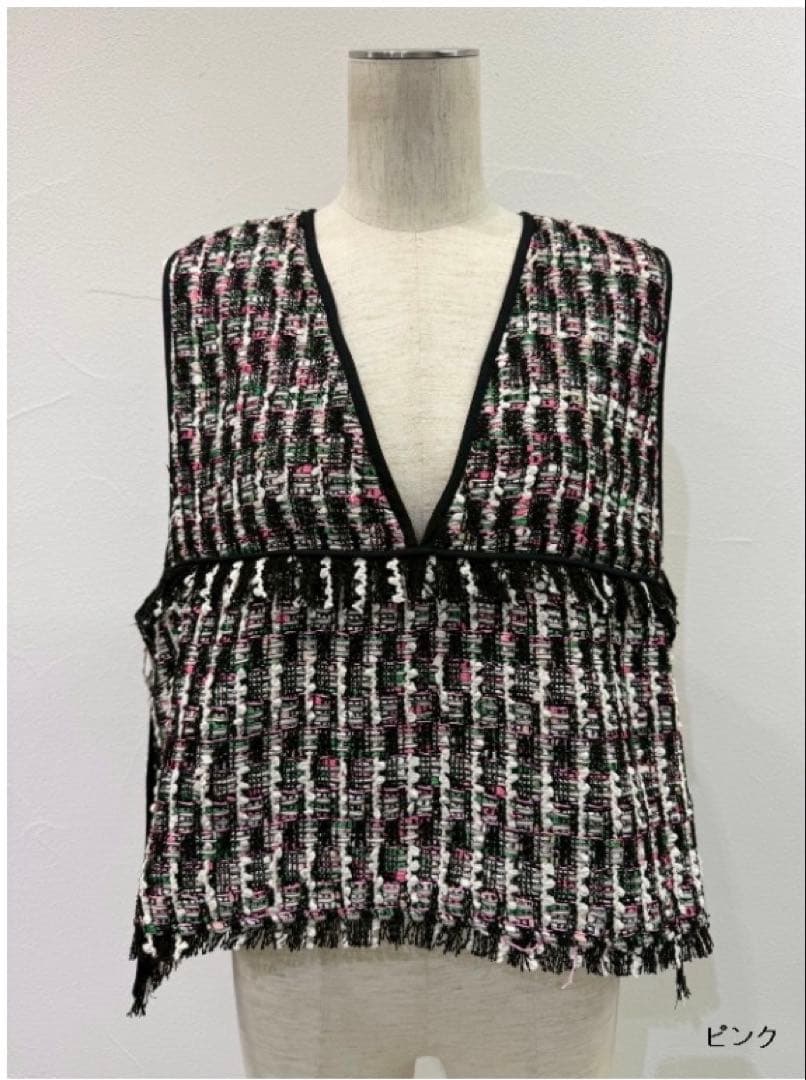 新作CYAN tokyoピンク ベスト F