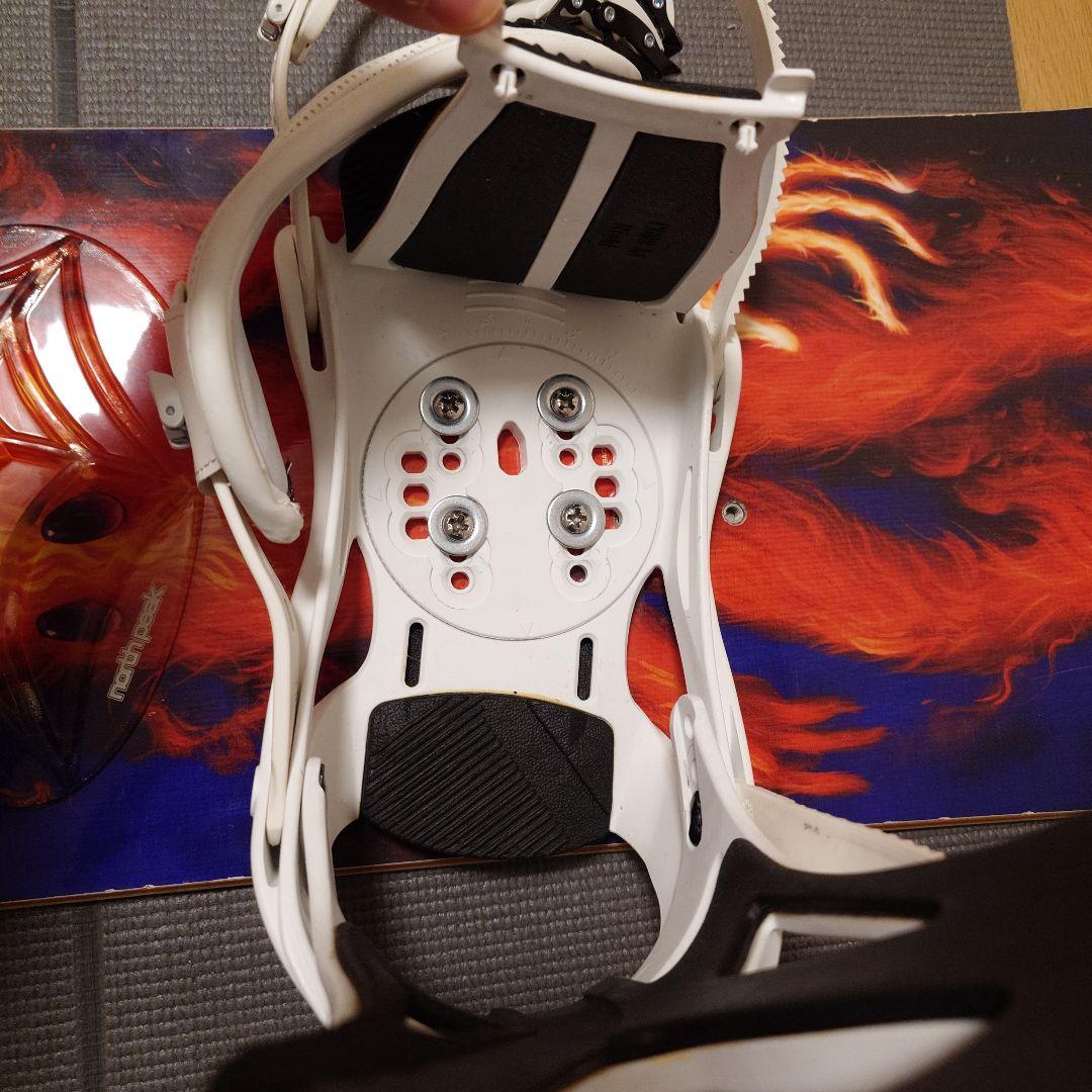 DC プレイ スノーボード キャンバーボード LINKグリードM ビンディング