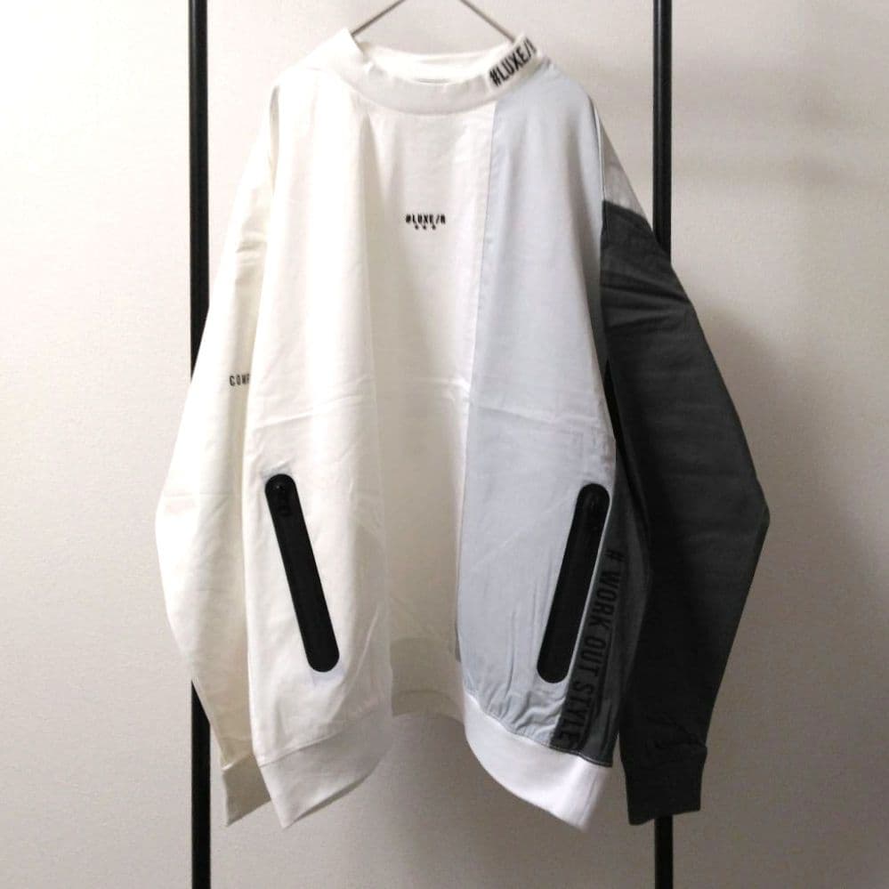 [サンプルSALE /D382 ] LUXE/R ナイロン布帛プルオーバー