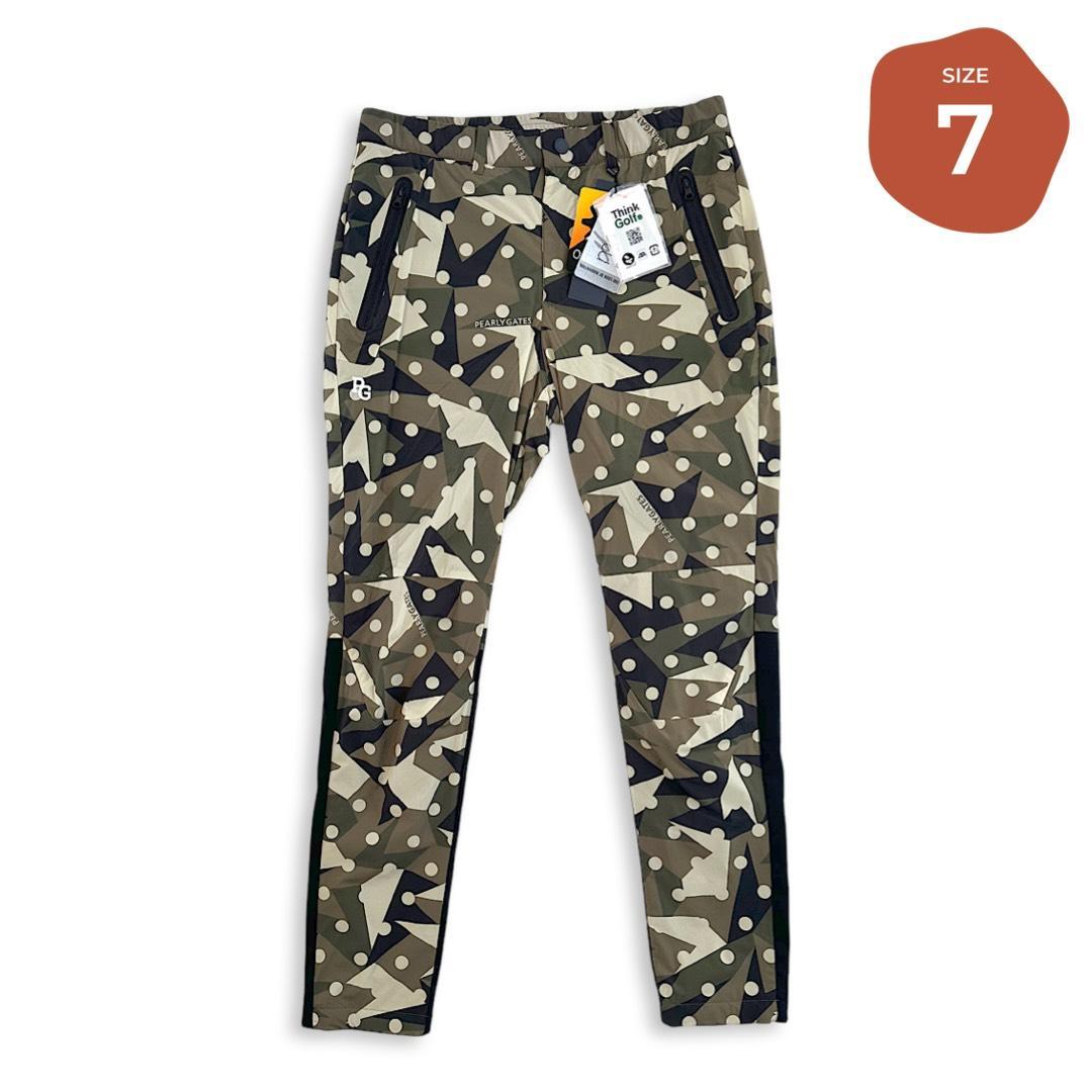 663 パーリーゲイツ定価38,500円 中綿カモフラ柄 メンズパンツ7 2XL