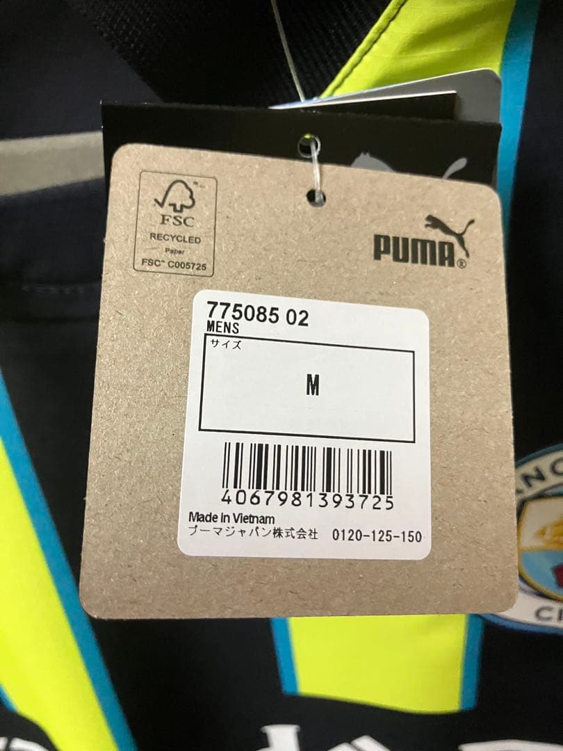 即購入歓迎　マンチェスター・シティ ユニフォーム　日本Ｌ海外Ｍ　KAMOにて購入