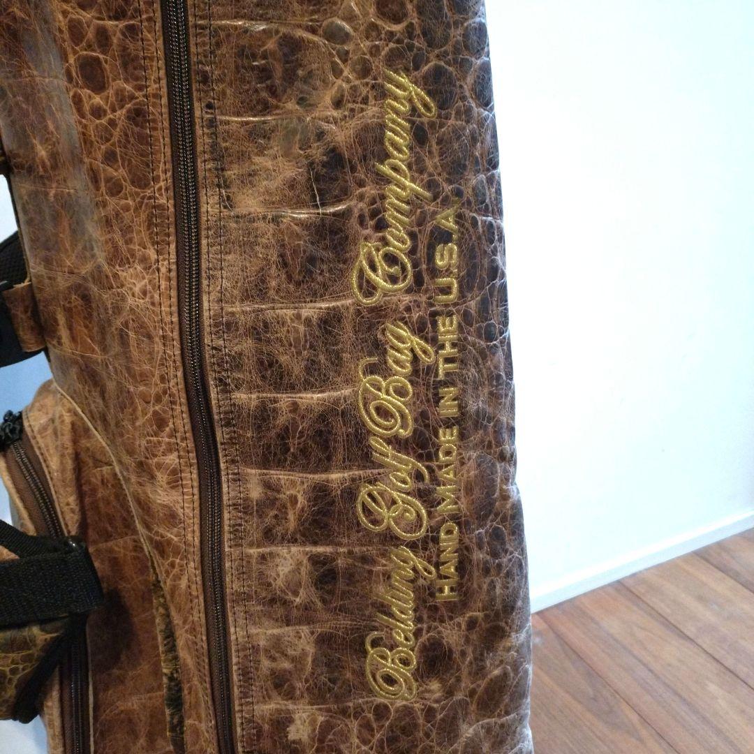 BELDING レザー キャディバッグ スタンド付き 本革 ヴィンテージ