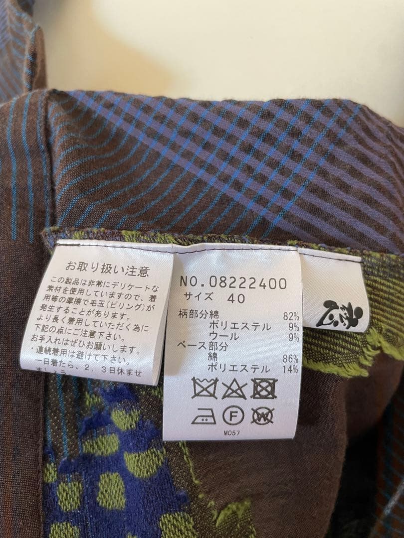 センソユニコ慈雨の花柄ショートジャケット