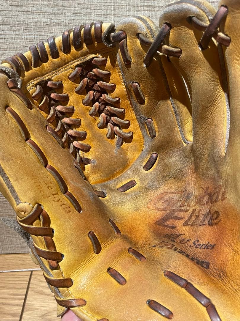 ミズノ グローバルエリート 即戦力 硬式 内野 イエロー