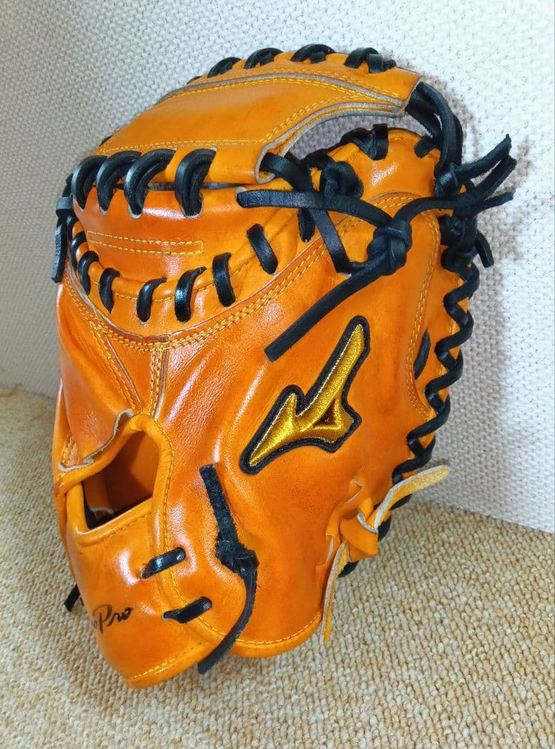 【くまさま専用】【ミズノプロ】【写真追加】キャッチャーミット一般軟式、外使用無し