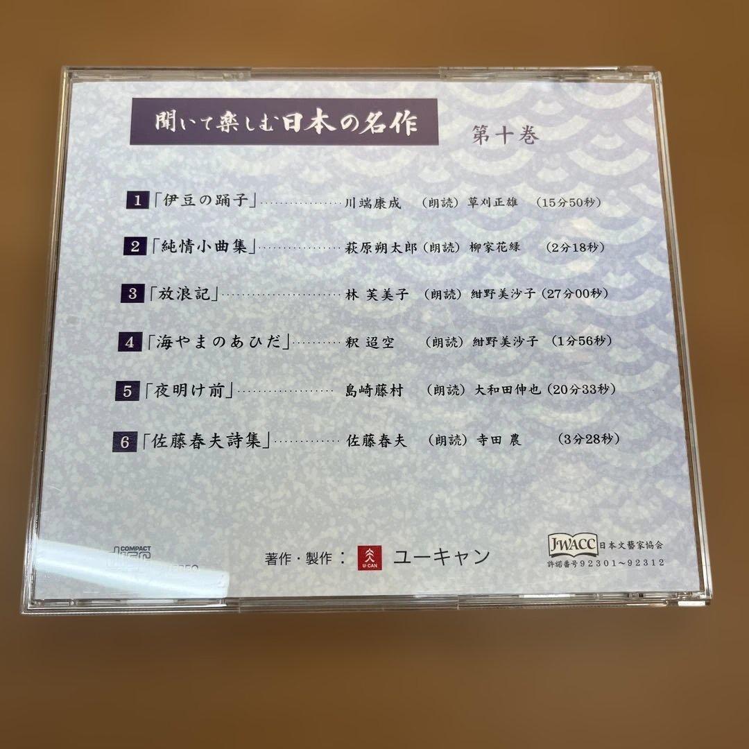 【12枚未開封】聞いて楽しむ日本の名作 CD 16枚組 セット 収納ケース付