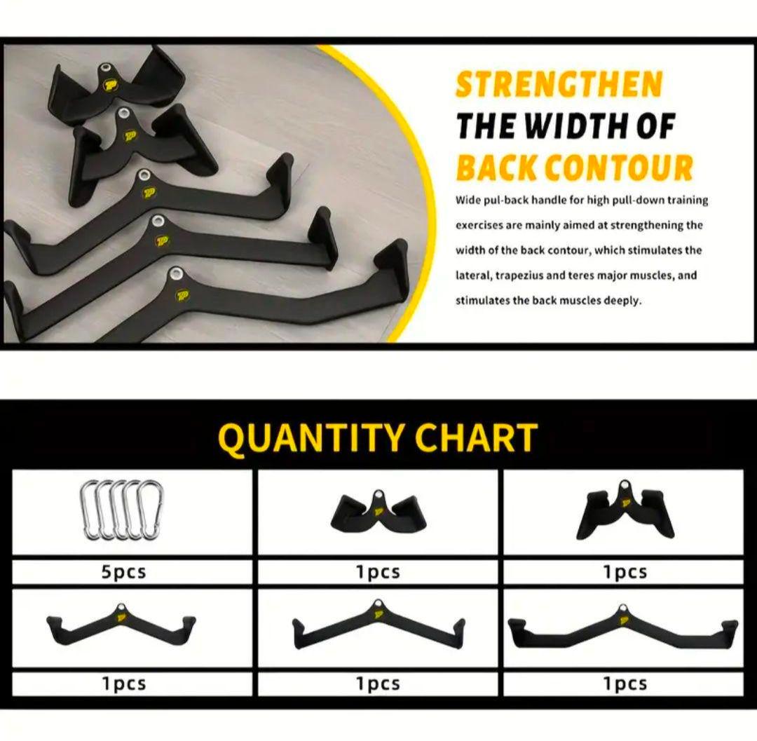 美品 マググリップ形状 ラットプルバー 5点セット アタッチメント