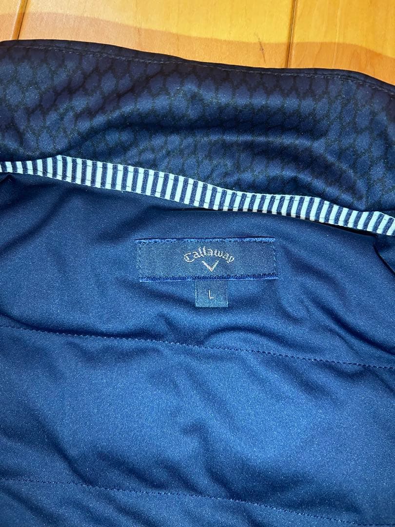 キャロウェイCallaway ネイビー キルティングジャケット サイズL