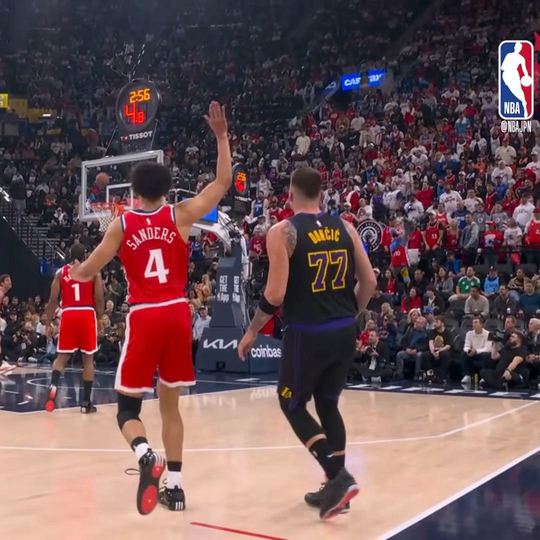 【NBA】レイカーズ ルカドンチッチ 背番号77番 バスケユニフォーム