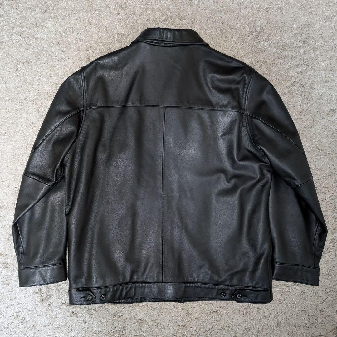 POLO by Ralph Lauren レザージャケット 羊革 黒 XL