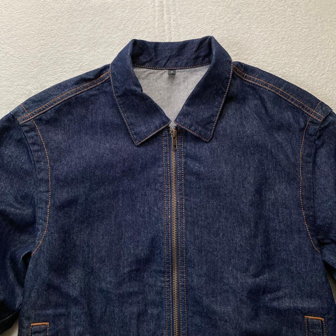 【ほぼ美品】無印良品 和紙混デニムジャケット