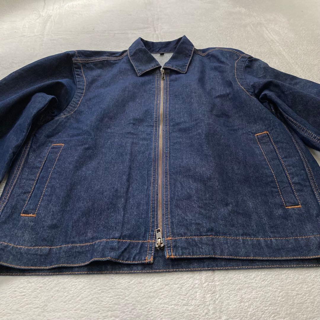 【ほぼ美品】無印良品 和紙混デニムジャケット