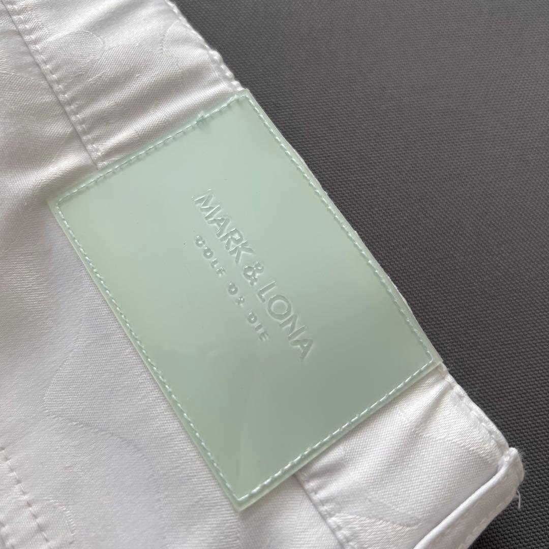 MARK&LONA マークアンドロナ　カモフラ　迷彩　ゴルフパンツ　長ズボン　白