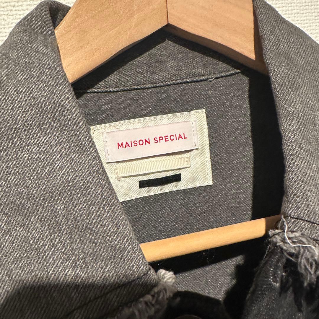 【MAISON SPECIAL】バイカラー デニムジャケット