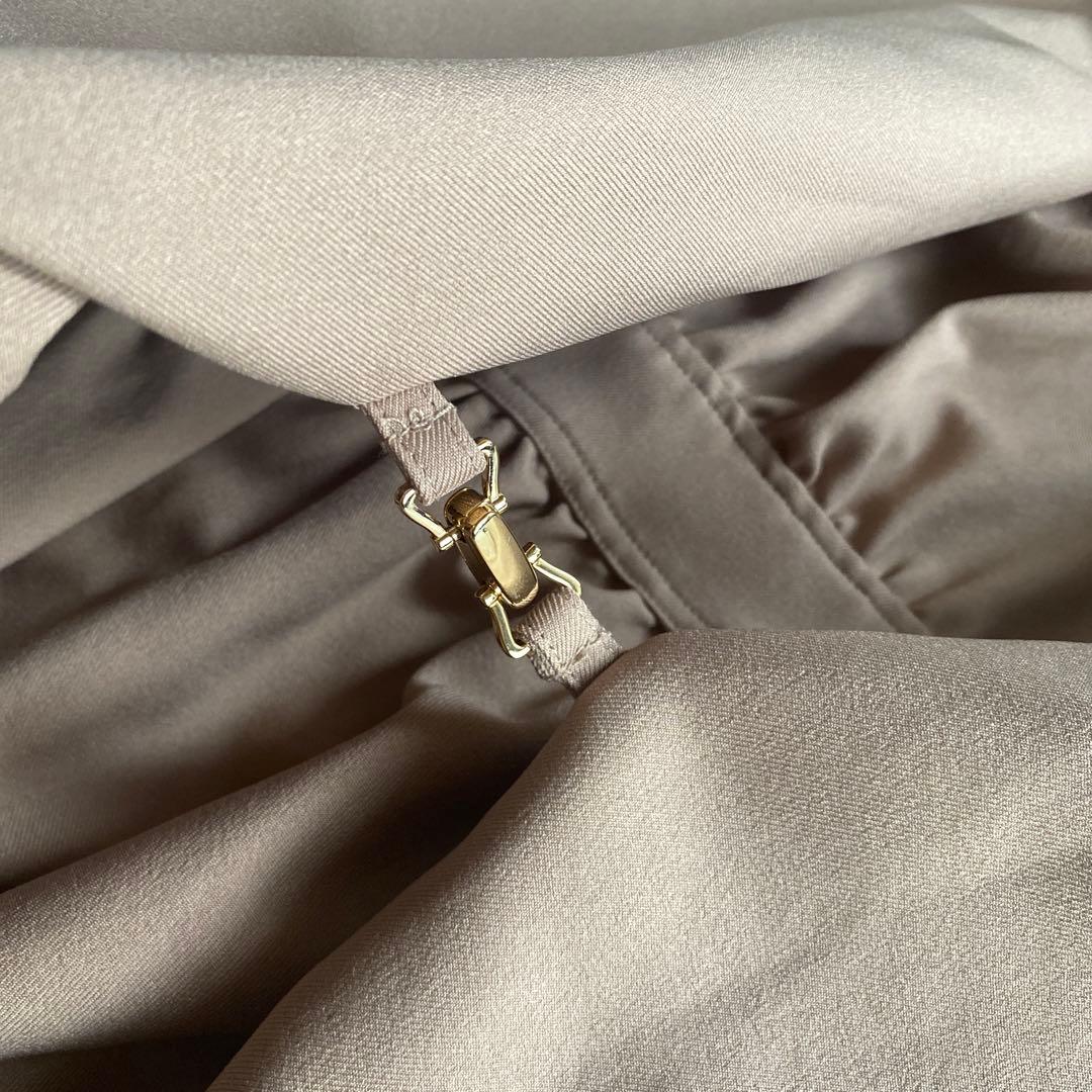 【ジェンヌ】【JENNE】ショールカラーオードリーロングジレ　L