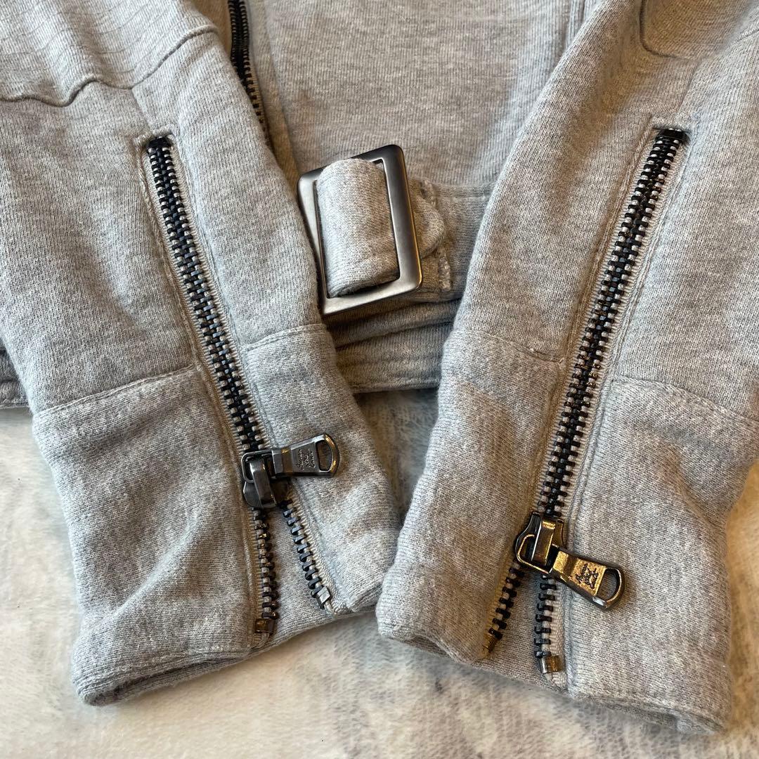 週末セールy2k スウェットパーカー ジッパー 平成　ギャル 地雷系