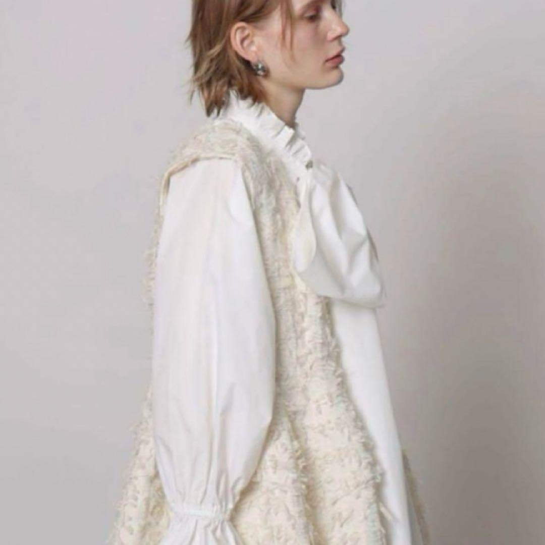 kichocoさま❤️カデュネ ペプラムジレ リボンヤーン 大草直子さん着用