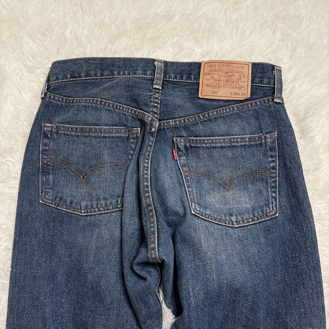 90s LEVI'S 502xx 赤耳 w30 濃紺 TALON 140year