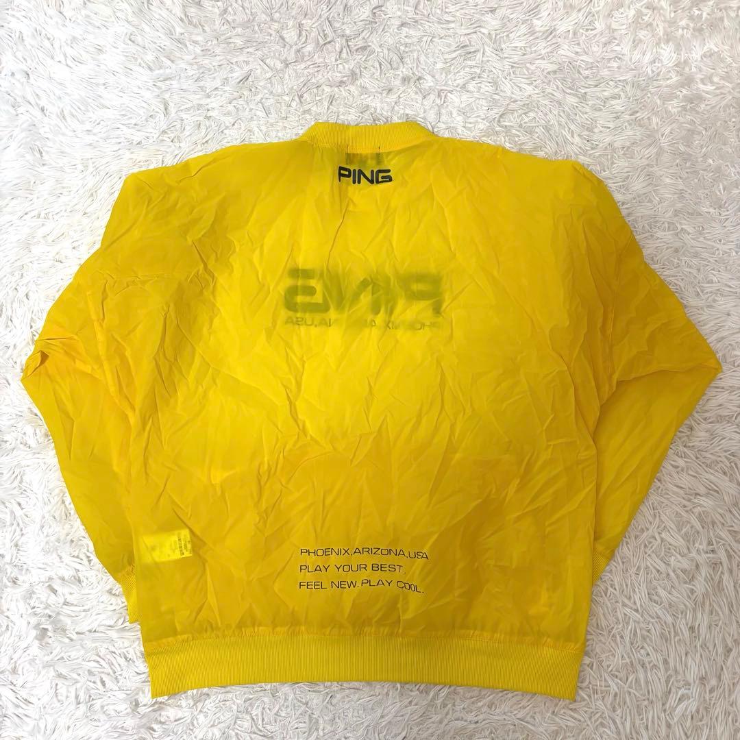 PING ピン スニード ツインスニード イエロー 防風 ビックロゴ ブルゾン