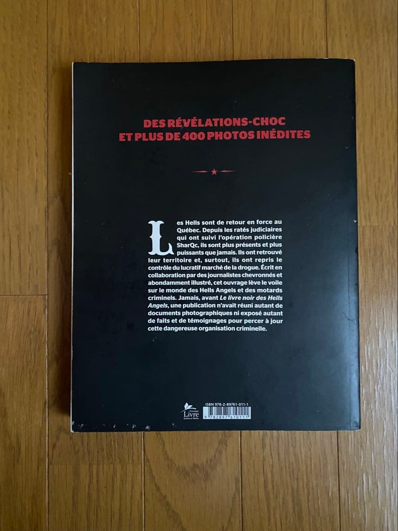 LE LIVRE NOIR DES HELLS ANGELS ケベック　SALE