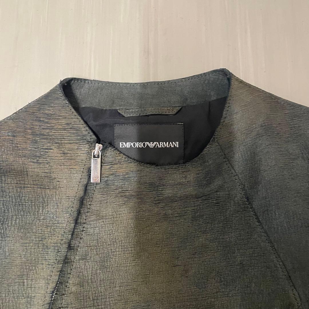 EMPORIO ARMANI レザージャケット