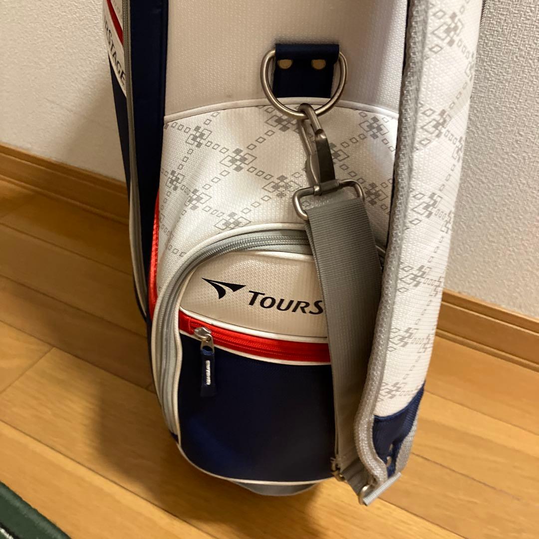 ツアーステージレディースゴルフバッグ ネイビー/ホワイト