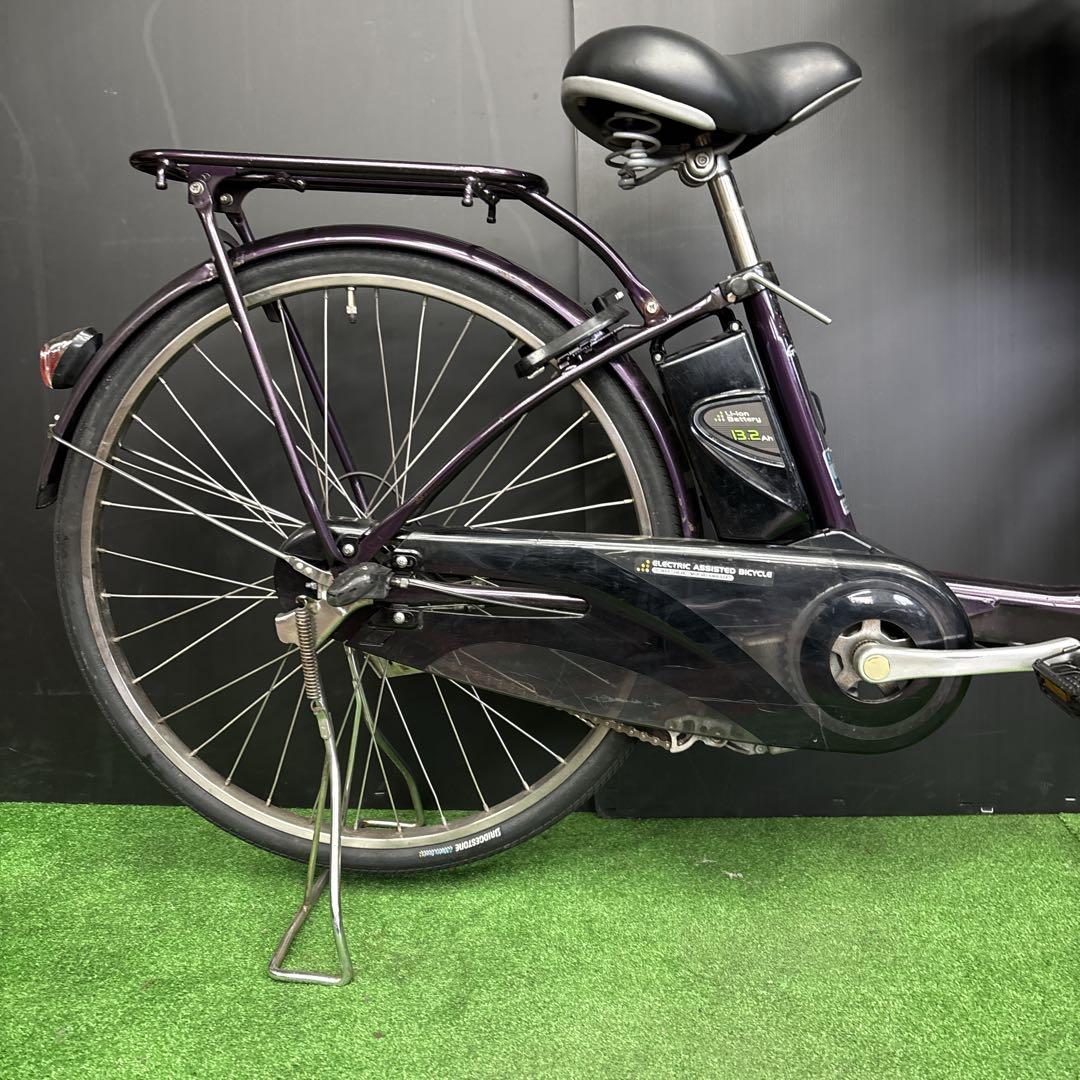 電動自転車 Panasonic Gyutto パープル 3人乗り対応　11