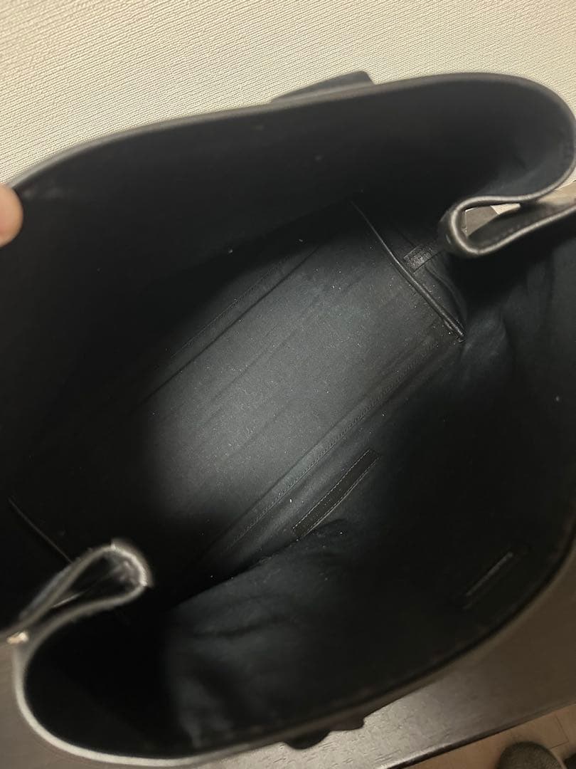 【 BALENCIAGA】バレンシアガ レザー トート バッグ ブラック