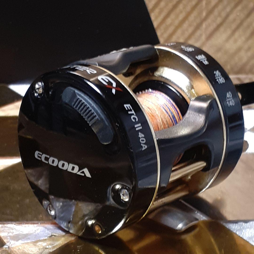 ECOODA TIRO CASTER EX40A ベイトリール タイラバ 極美品