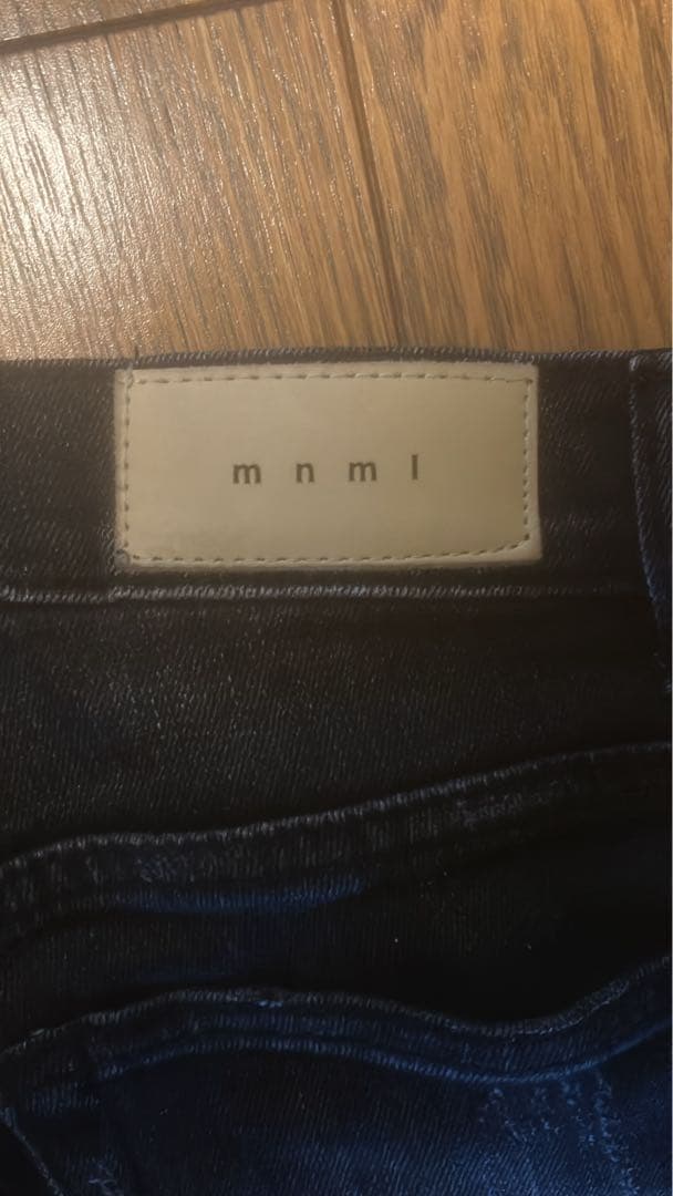 mnml ダメージスキニージーンズ ブラック