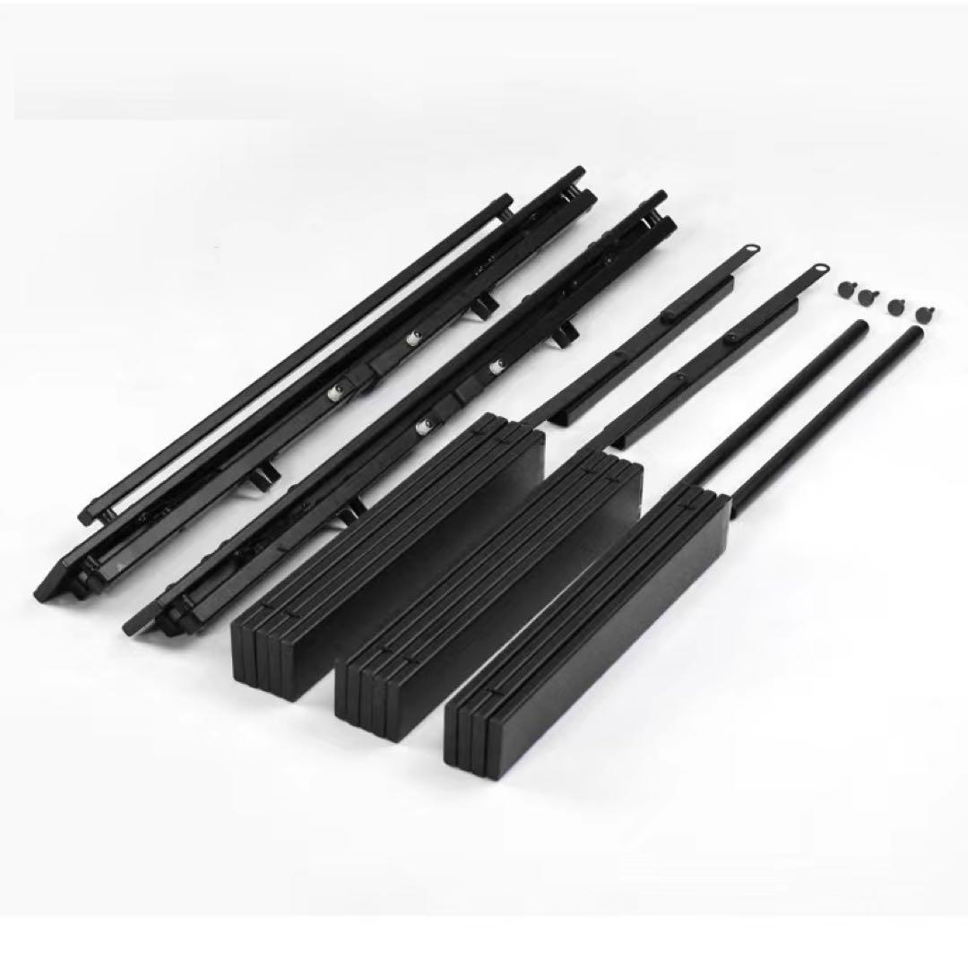 ★ Simpleme ★アルミIGTテーブル★OW-8242★BLACK★