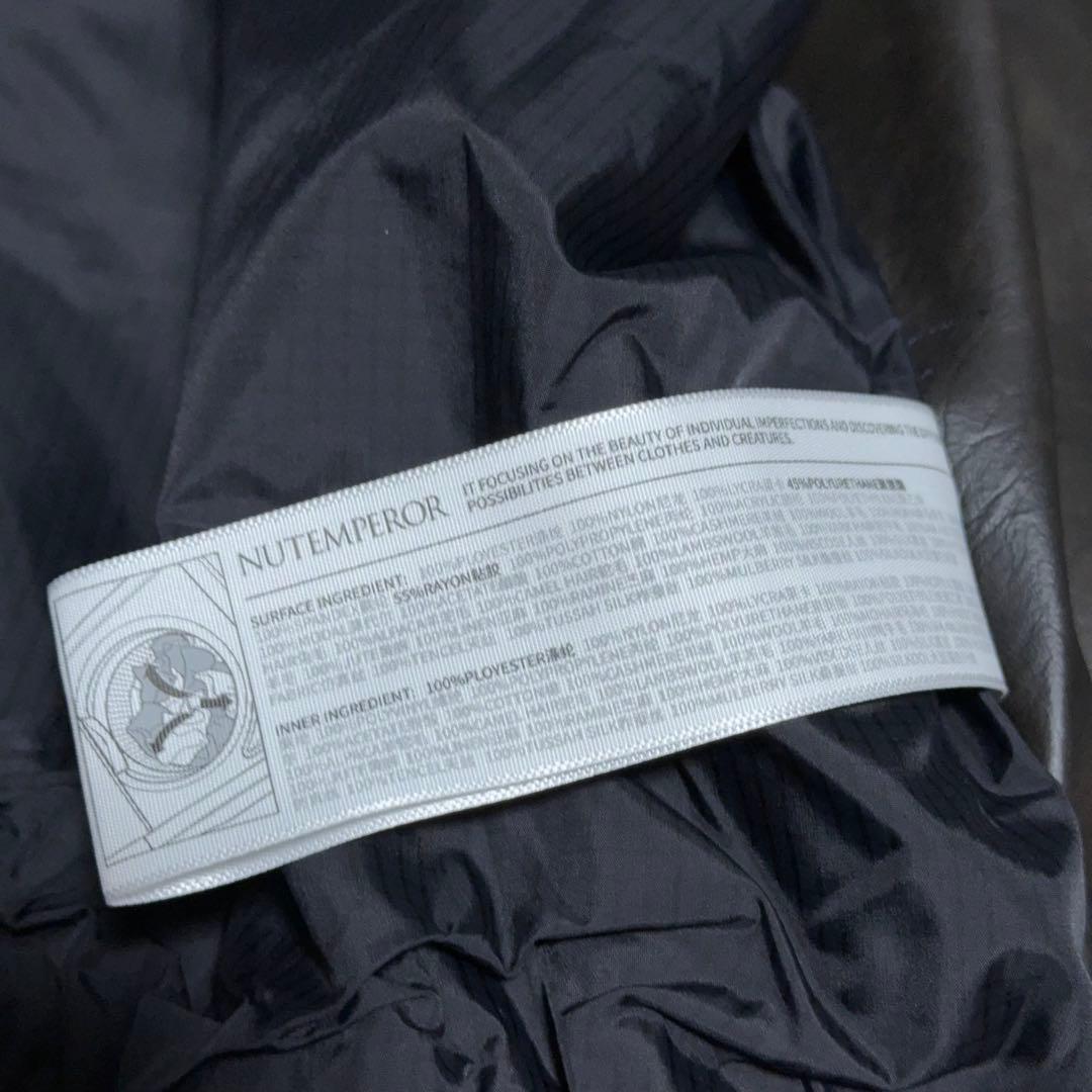 NUTEMPEROR フェイクレザージャケット ブルゾン ナットエンペラー/3