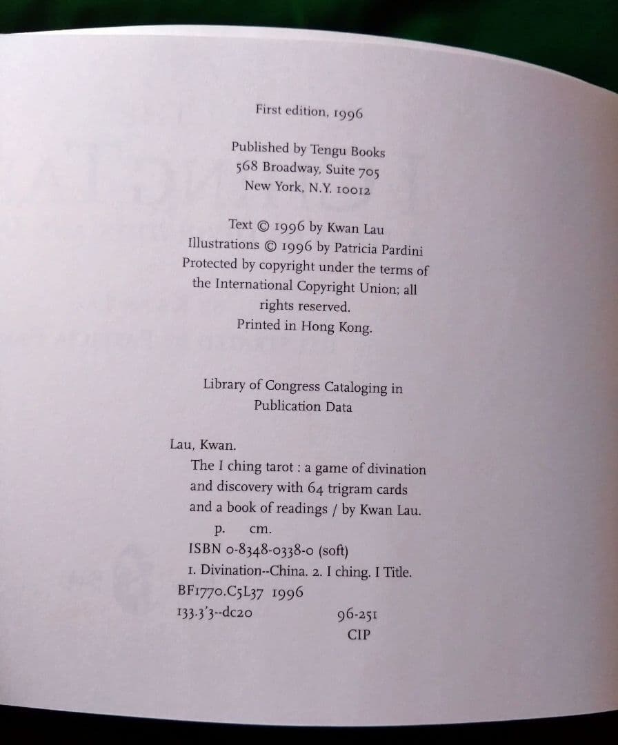 【絶版】I Ching Tarot イーチン タロット タロットカード レア