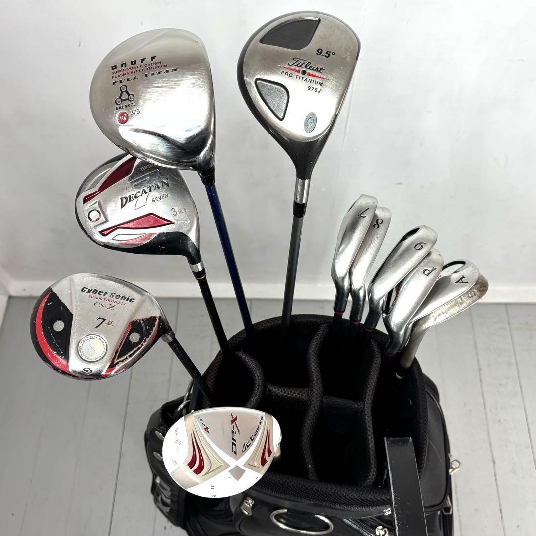 本格派 メンズゴルフクラブ 12本 フルセット ゴルフセット タイトリスト