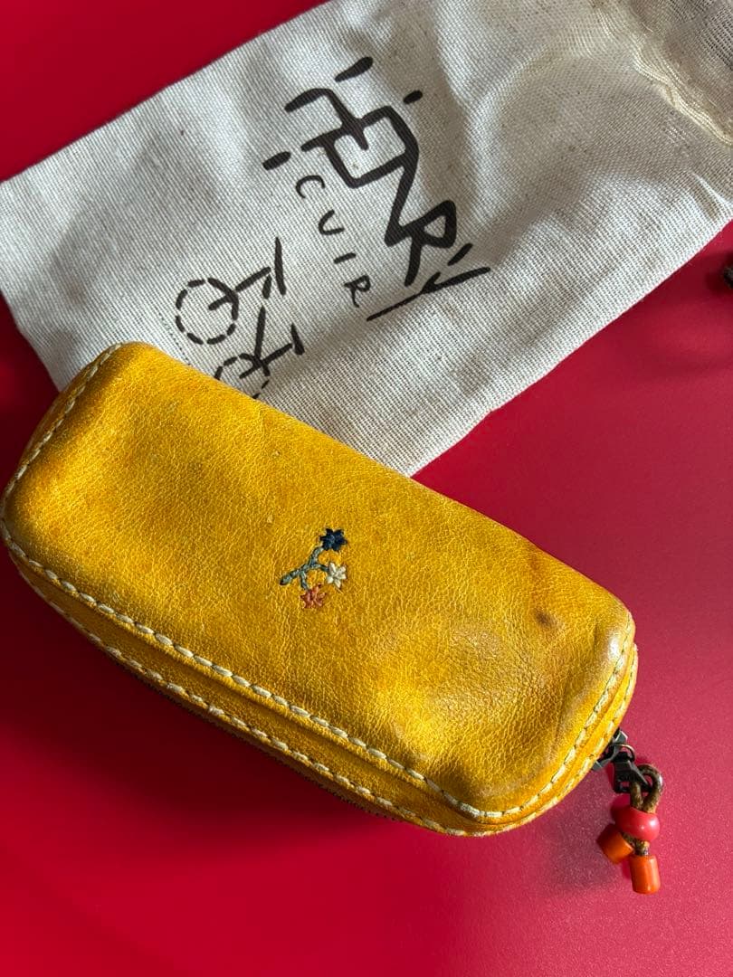 【10/7 11:30までSALE】 アンリクイール　イエロー キーケース