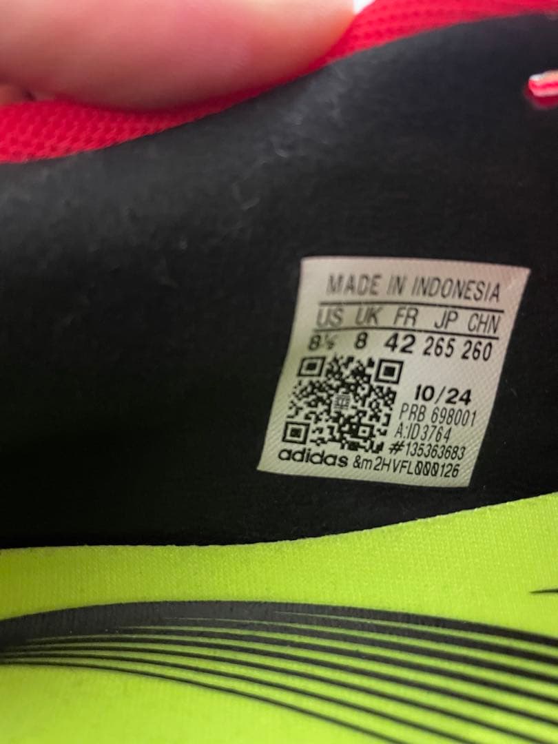 [アディダス] フットサルシューズ プレデター プロ TF 26.5センチ