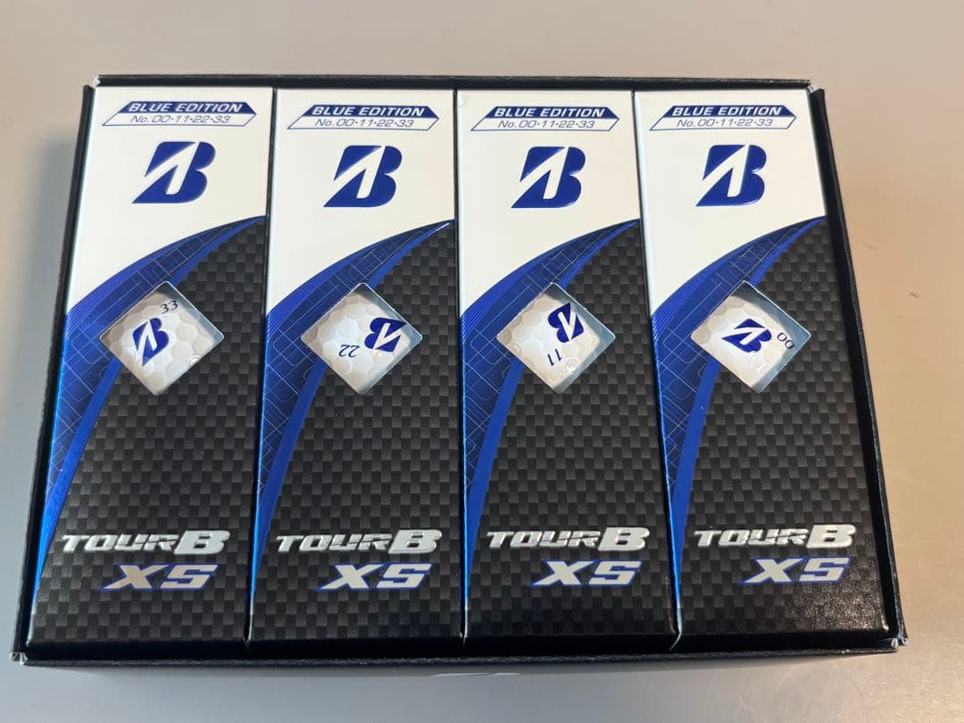 新品未使用 ブリヂストン ゴルフボール ツアーB XS 限定ブルーエディション