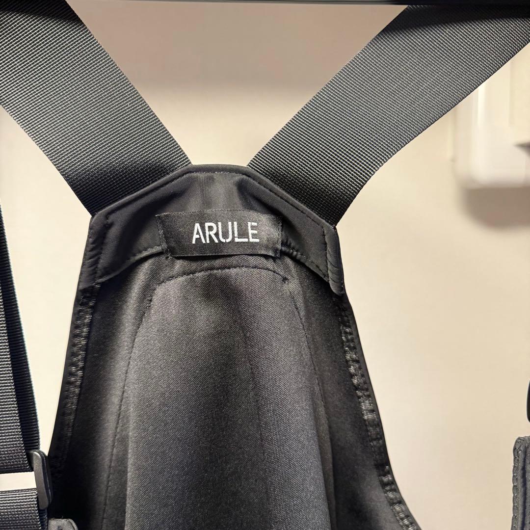 ARULE ブラック フィッシングベスト