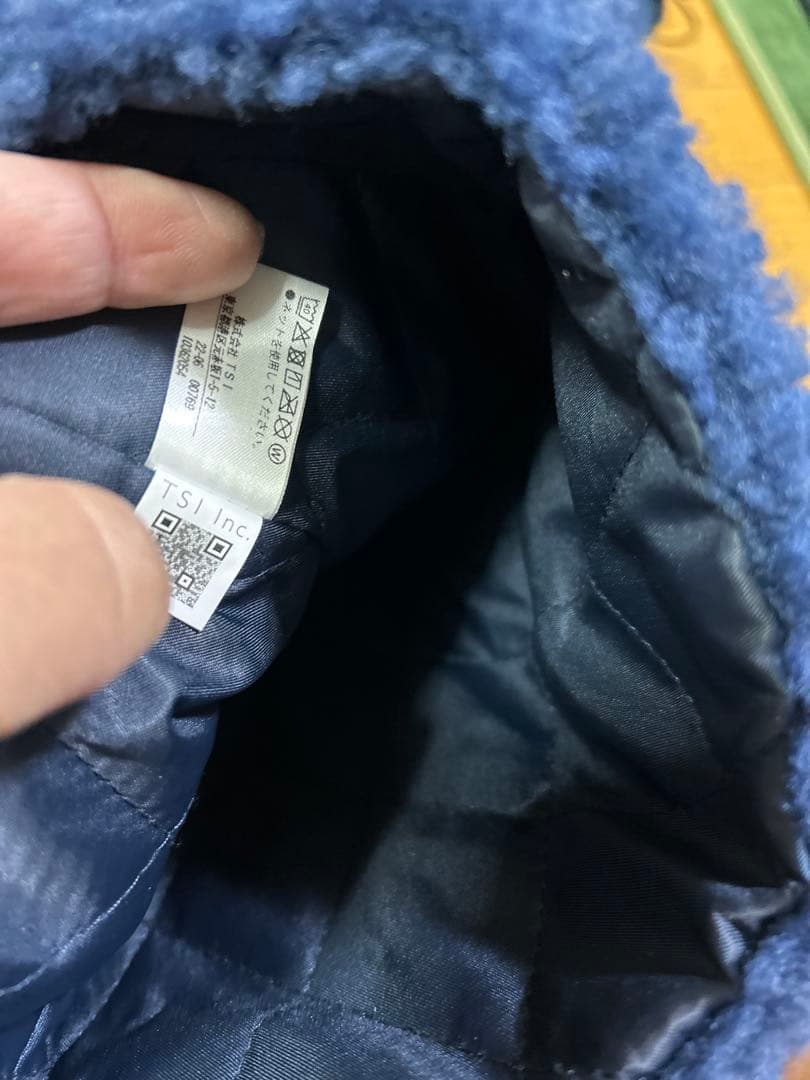 PEARLY GATES ネイビー フリースソックス