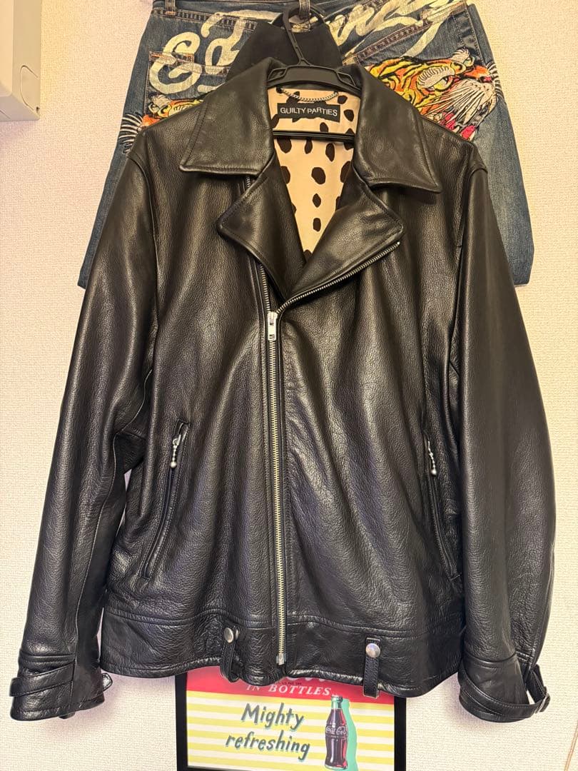 本日限定　24SS WACKO MARIA レザー　ダブルライダース サイズM