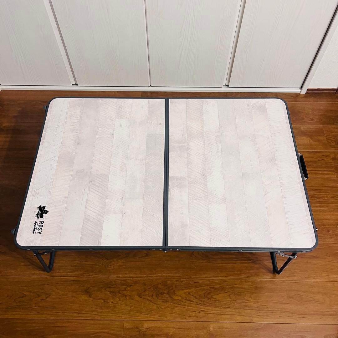 極美品　ロゴスLOGOS ROSY ローテーブル9060 キャンプ　アウトドア