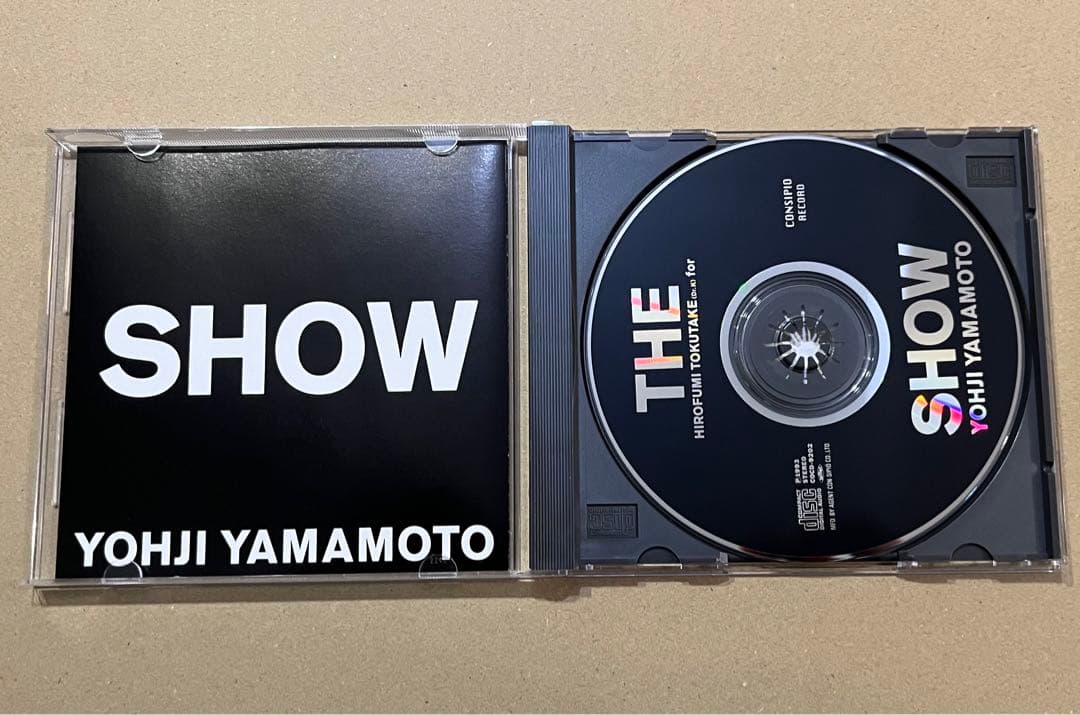 THE SHOW 山本耀司　Yohji Yamamoto 徳武弘文　非売品