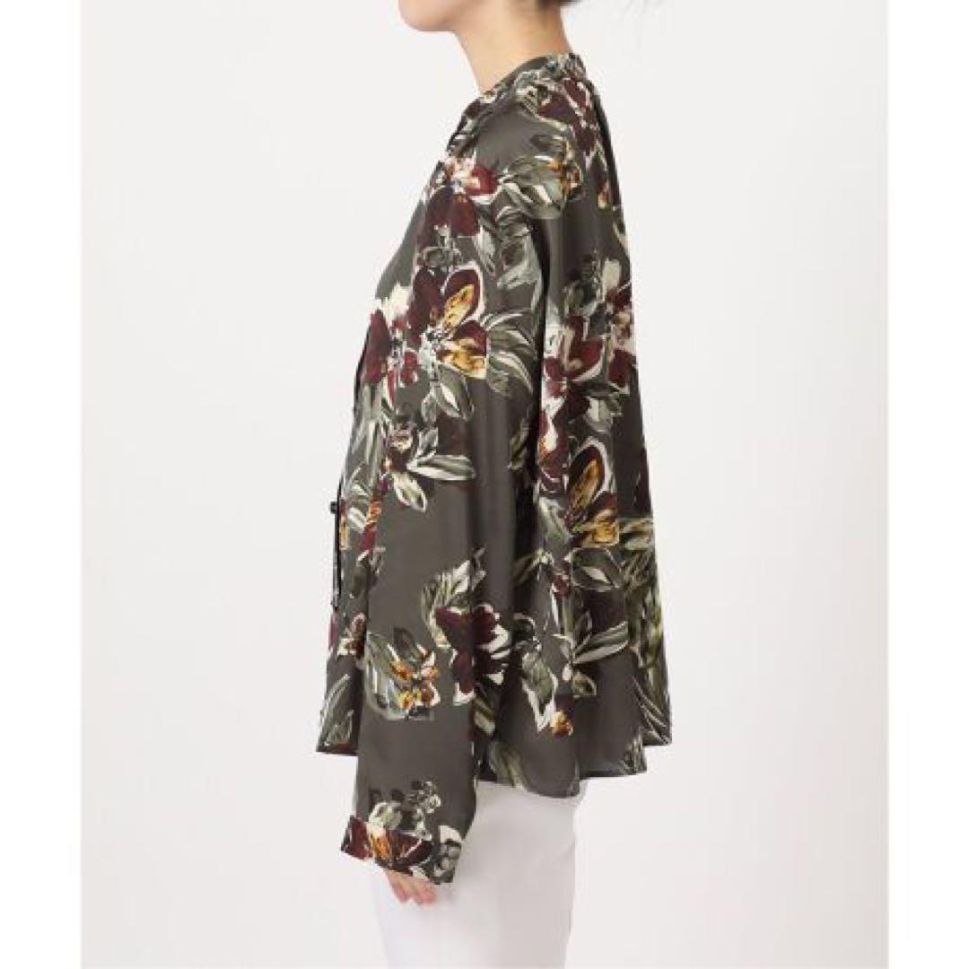 【NOBLE】ノーブル スモーキーフラワープリントシャツ