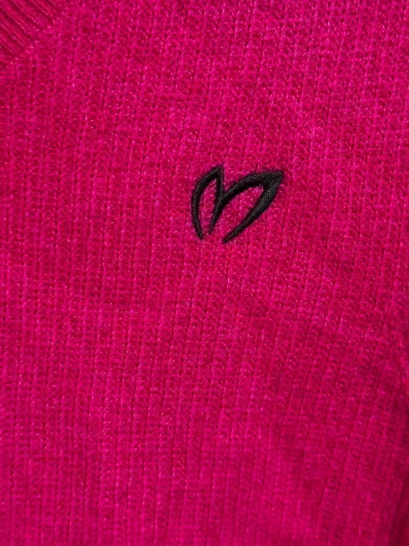 マスターバニーエディション メンズ カシミヤ片畦ニットベストVネック サイズ4