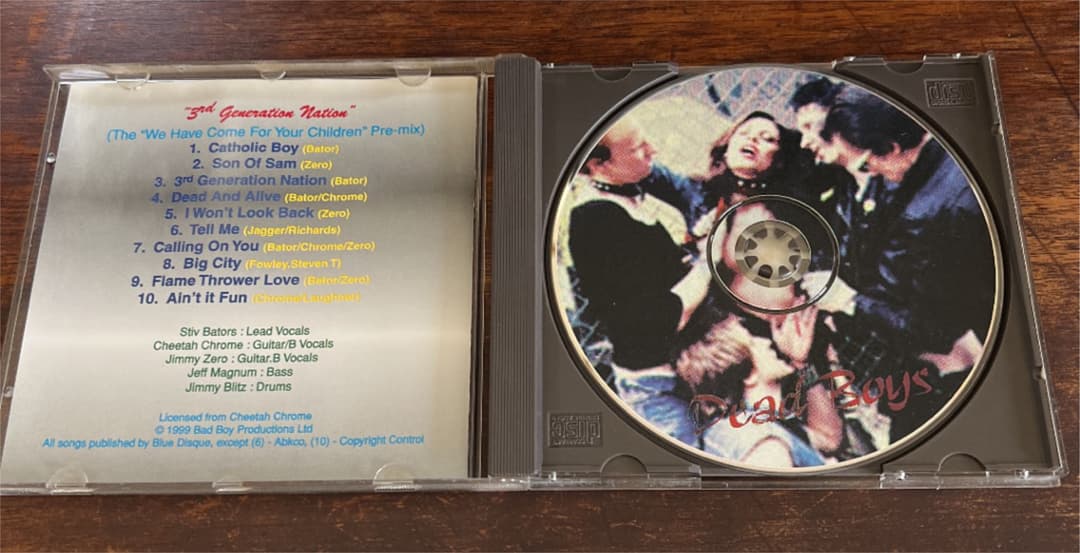 洋楽 3rd Generation Nation / Dead Boys