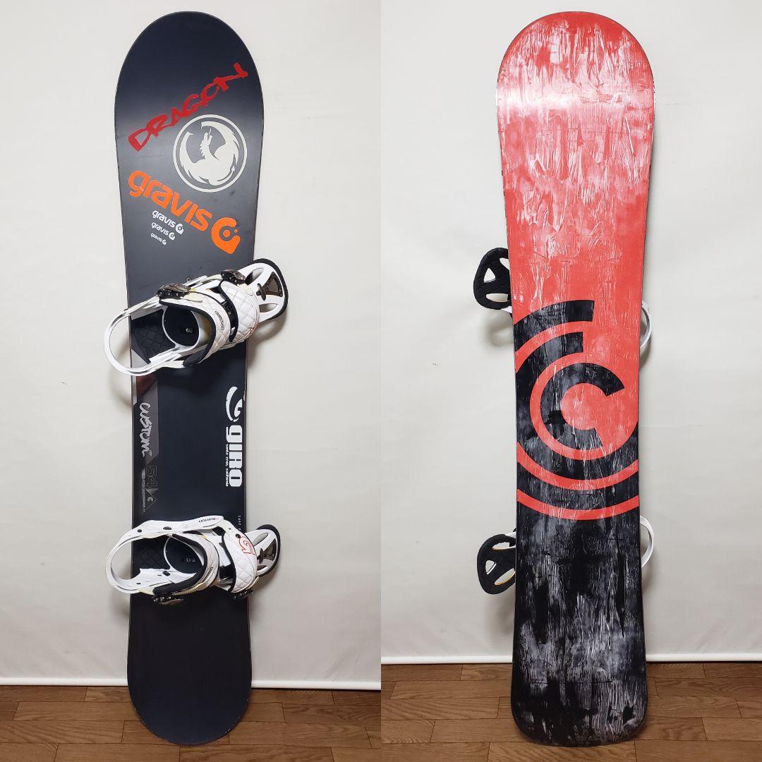 BURTON Custom x mission 154cm スノーボードセット