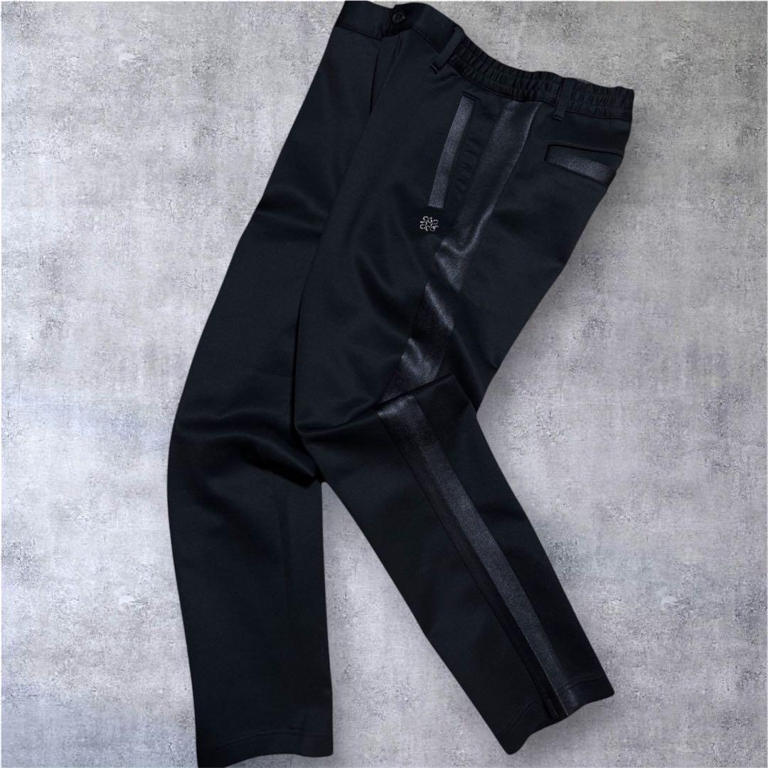 ✨美品✨　St Andrews セントアンドリュース　　ストレッチパンツ　黒　L